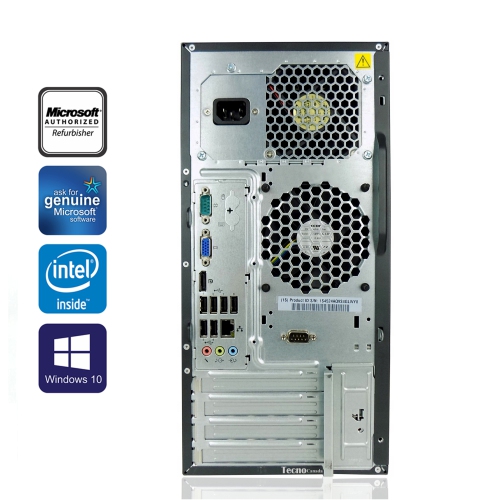Lenovo ThinkCentre M91p Tower Desktop Computer Intel i5 2400 8GB RAM 128GB SSD Windows 10 Home HDMI Adapter WiFi+BT 4.0 by LENOVO - Refurbished condition - Image 2