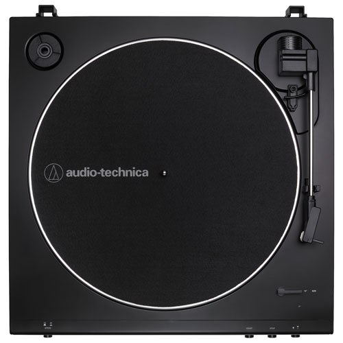 Tourne-disque à entraînement par courroie AT-LP60X-BK d'Audio Technica