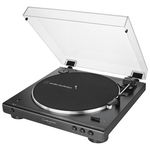 Tourne-disque à entraînement par courroie AT-LP60XBT-BK d'Audio Technica