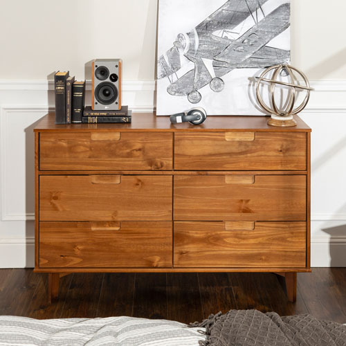 Mid Century Modern 6 Drawer Dresser, Mid Century Modern Bedroom Furniture Canada