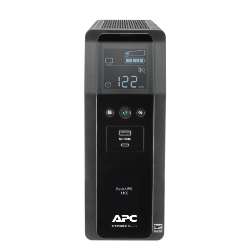 APC 1100VA UPS Battery Back Up - Black -