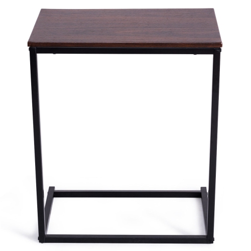 Gymax 2PCS 26'' Laptop Holder Sofa Side End Table C Table Home Office Furniture