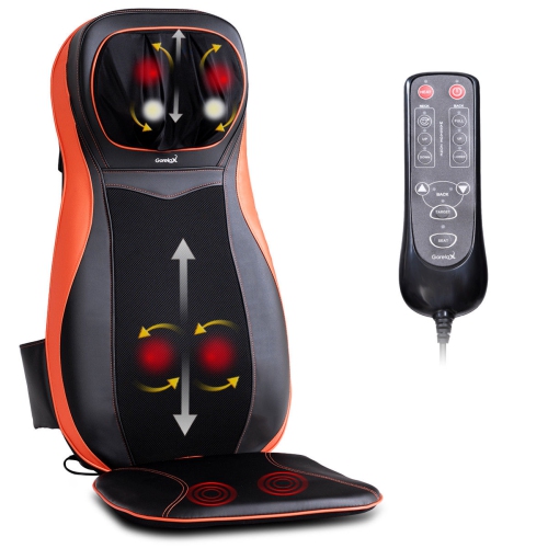 Gymax Shiatsu Neck Back Massage Cushion Fullybody Heat Massager