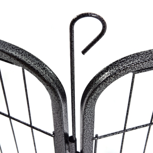 Gymax 48'' 8 Panel Pet Puppy Dog Playpen Door Exercise Kennel Fence Metal