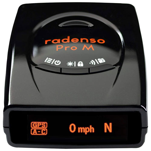 Pro M Détecteur de radar longue portée pour tableau de bord avec technologie MRCD de Radenso