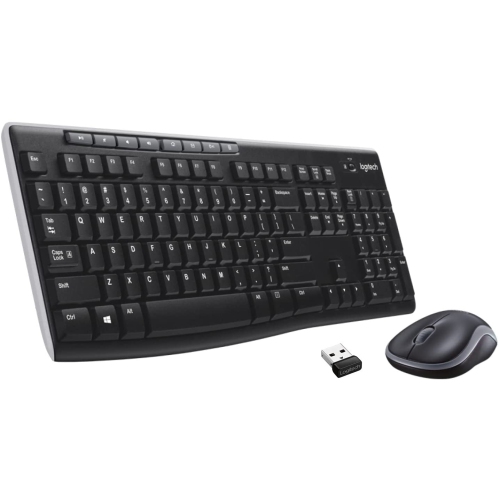 Logitech MK270 Wireless Keyboard and Mouse Combo USB RF Wireless Black