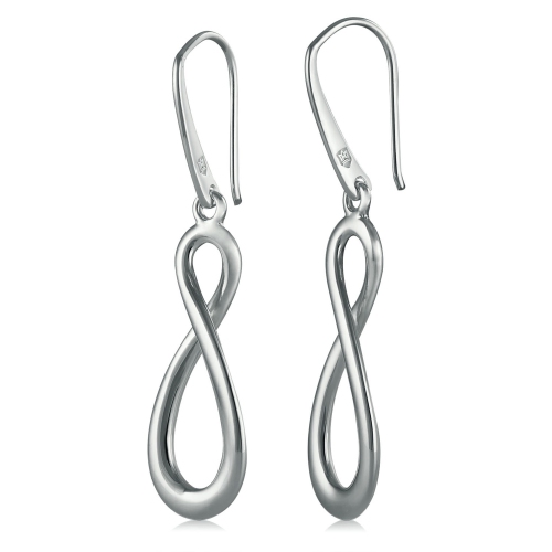 Sterling Silver Eternity Loop Hangers