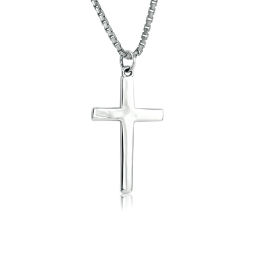 METALSMITHS STERLING  Sterling Medium Plain Cross In Silver