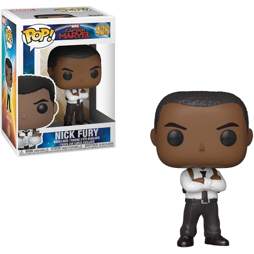 FUNKO  Pop Marvel 3.75 Inch Action Figure Captain Marvel - Nick Fury #428
