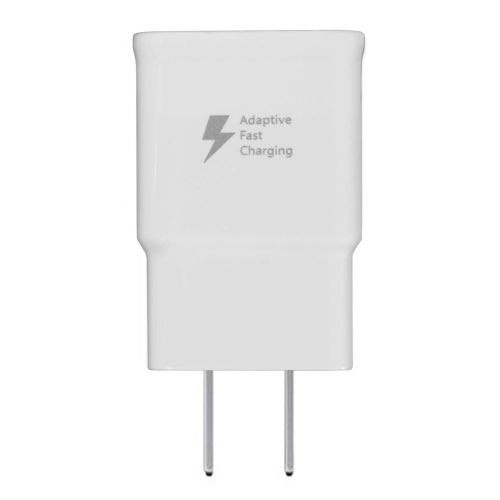 Fast Adaptive Charging Wall Charger Travel Charger for Samsung Galaxy S6 S7 S8 Edge Plus / Note 4 5 Edge, White