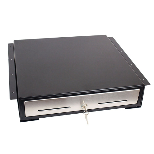 ANGEL POS 18" Under Counter Automatic Stainless Steel Front Portable Point of Sale Cash Drawer w/ Mounting Brackets