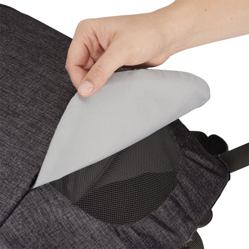 Poussette standard Sibby avec siège d'auto pour bébé LiteMax 35 d'Evenflo - Anthracite