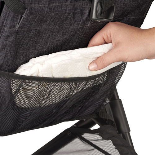 Poussette standard Sibby avec siège d'auto pour bébé LiteMax 35 d'Evenflo - Anthracite
