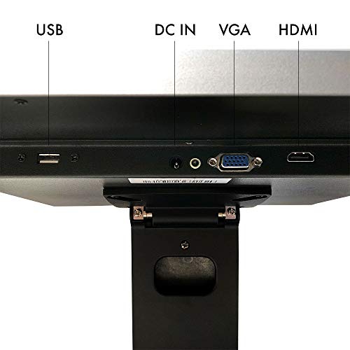 19" Pro Series Capacitive LED Backlit Multi-Touch Monitor, True Flat Seamless Design Touchscreen, Great for Office, POS