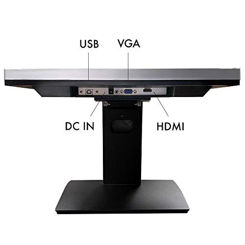 17" Pro Series Capacitive LED Backlit Multi-Touch Monitor, True Flat Seamless Design Touchscreen, Great for Office, POS