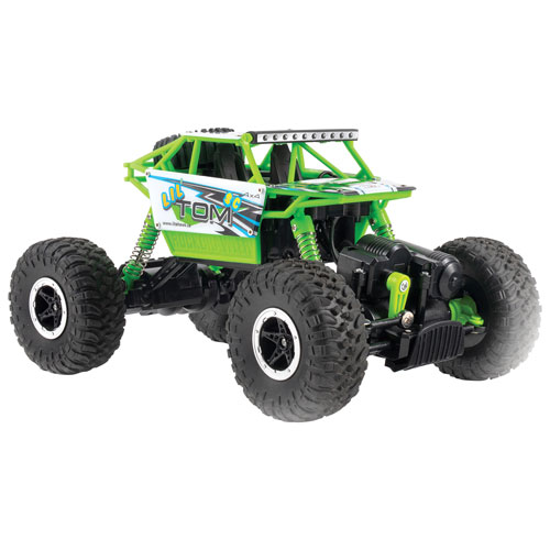 LiteHawk Lil' Tom 4WD RC Truck with Wheels and Tracks - Green