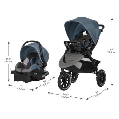 evenflo folio travel system review