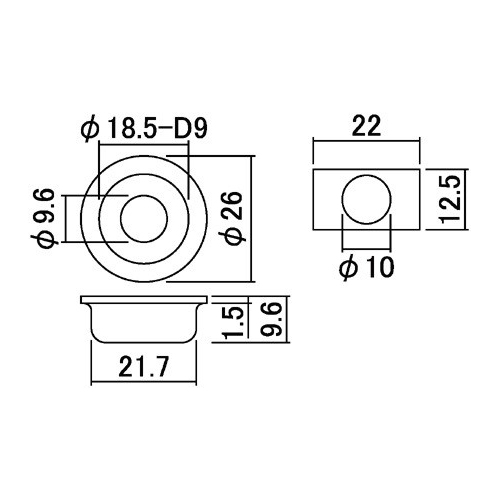 Solo Pro Traditional TC Style Jack Cover With Retainer