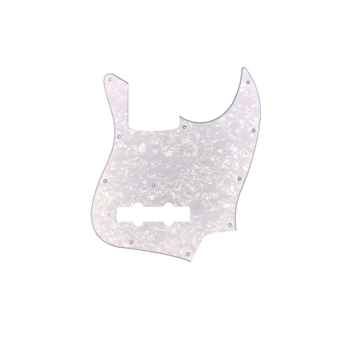 Solo Pro J Bass Style 3 Ply White Pearl Pickguard