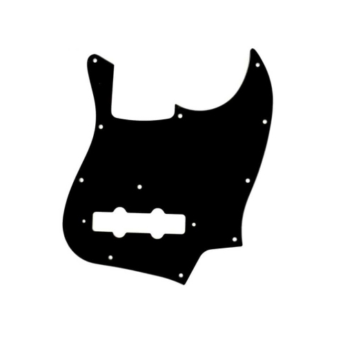Solo Pro J Bass Style 3 Ply Black Pickguard