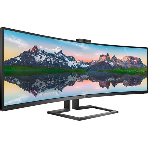 Philips 49" DQHD 70Hz 5ms GTG Curved VA LCD Monitor - Black -