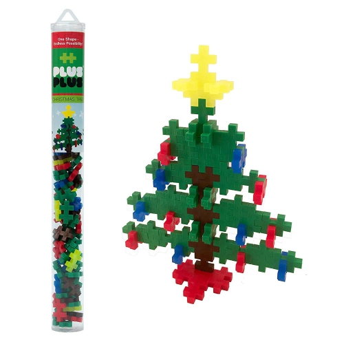 PLUS-PLUS  - P4118 | Mini Maker Tube: Christmas Tree In Multicolor