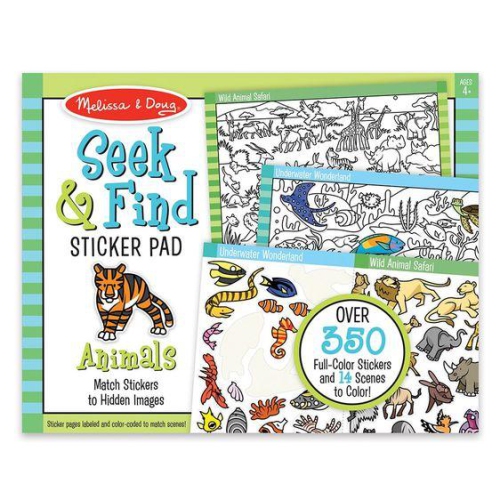 Melissa & Doug - 30152 | Seek & Find Seicker Pad - Animals