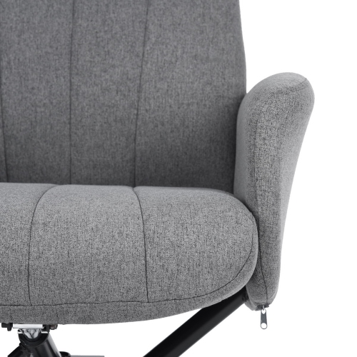 Kerney Manual Swivel Recliner with Ottoman