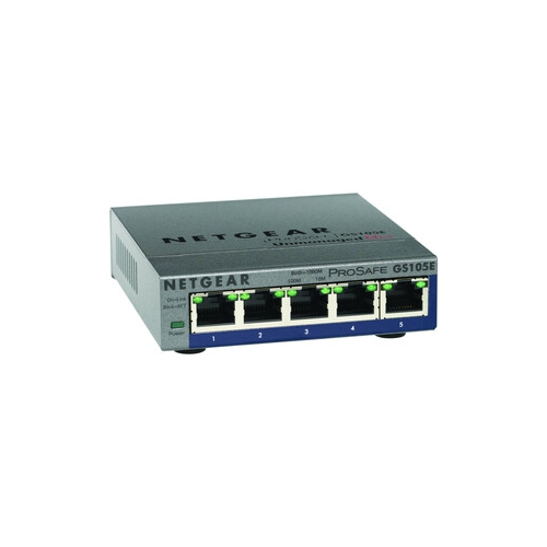 Netgear ProSafe Plus Switch, 5-Port Gigabit Ethernet