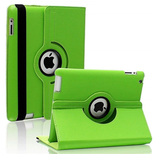 CSMART  【】 360 Rotating Pu Leather Stand Case Smart Cover for Ipad Pro 9.7" 2016 In Green