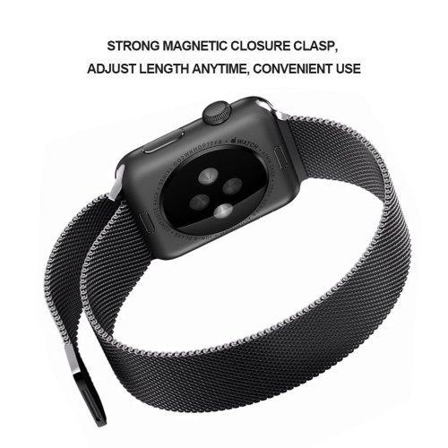 Bracelet maillé pour Apple Watch Bracelet magnétique en acier inoxydable pour iWatch Ultra 2, 3 SE3 série 11 10 9 8 7 6 5 4 3 2 1, Femmes 42&nbsp;mm