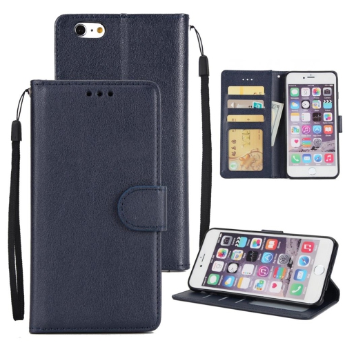 [CS] iPhone 5 / 5S Case, Magnetic Leather Folio Wallet Flip Case Cover with Card Slot, Navy