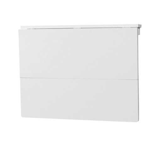 GYMAX Table de Cuisine en Bois Pliante Table Murale Rabattable pour Salle à Manger Chambre Salon 80 x 60 x 43 cm Blanche