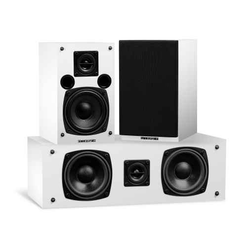 Fluance Elite High Definition Surround Sound Home Theater 7.0 Speaker System - White