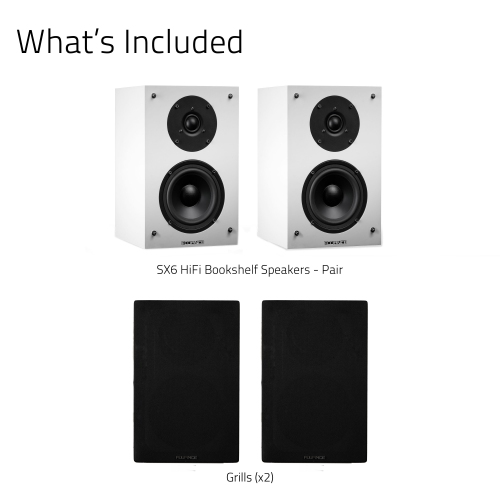 Fluance Elite High Definition 2-Way Bookshelf Surround Sound Speakers for 2-Channel Stereo or Home Theater System