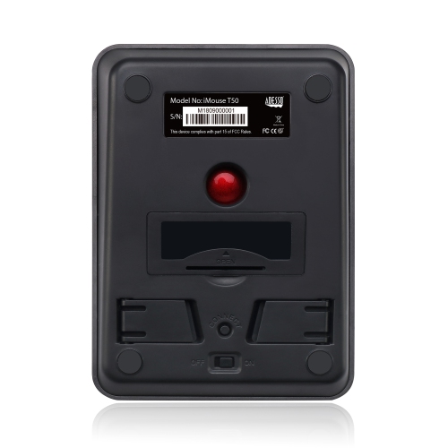 Adesso Wireless Ergonomic Trackball Mouse -