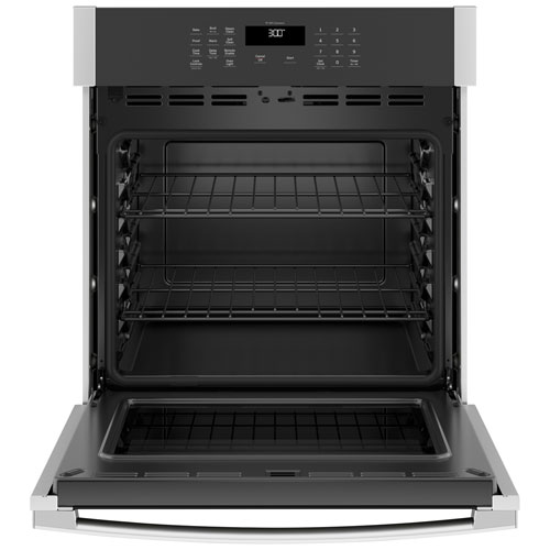 GE 27" 4.3 Cu. Ft. Self-Clean Electric Wall Oven (JKS3000SNSS) - Stainless Steel