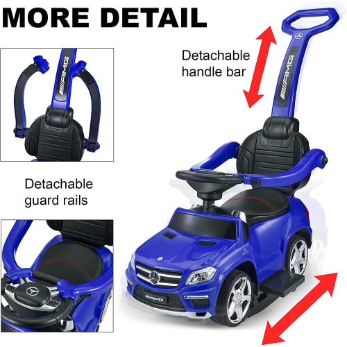 Voiture-poussoir pour enfants, Mercedes-Benz AMG GL63 4-en-1 Baby Walker