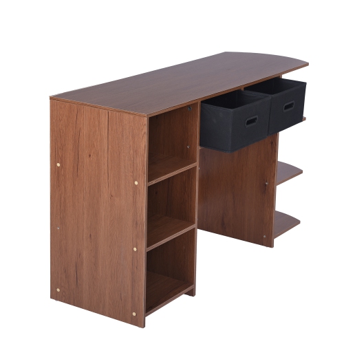 Computer Desk Modern L-Shaped Desk Corner Computer Desk PC Latop Study Table Workstation Wood Gaming Desk Oak