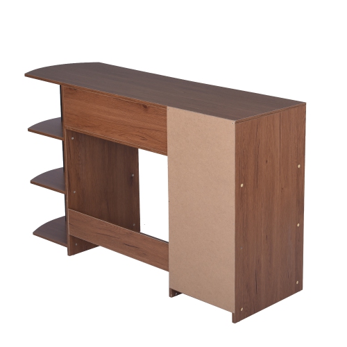 Computer Desk Modern L-Shaped Desk Corner Computer Desk PC Latop Study Table Workstation Wood Gaming Desk Oak