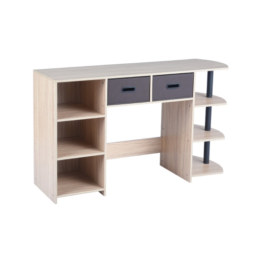 Computer Desk Modern L-Shaped Desk Corner Computer Desk PC Latop Study Table Workstation Wood Gaming Desk Oak