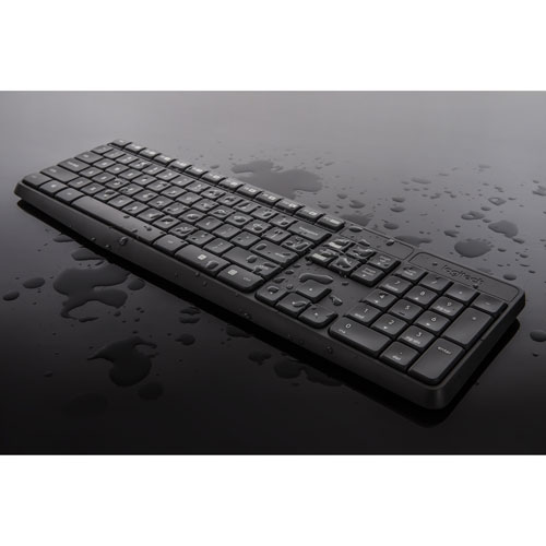 Logitech MK235 Wireless Optical Keyboard & Mouse Combo - French