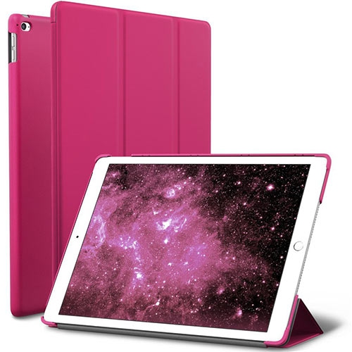 CSMART  【】 Slim Magnetic Smart Cover Stand Case for Ipad Air 2 2Nd Gen. (9.7") In Pink