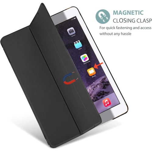 【CSmart】 Slim Magnetic Smart Cover Stand Case for iPad Air 2 2nd Gen., Blue