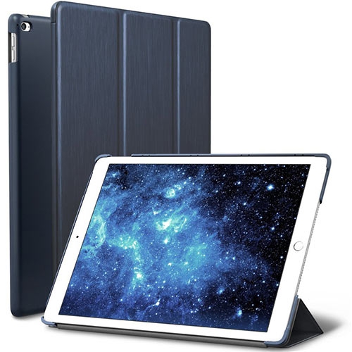 【CSmart】 Slim Magnetic Smart Cover Stand Case for iPad 5th 6th Gen / Air 1 2 1st 2nd Gen, Navy