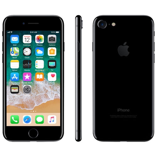Refurbished (Good) - Apple iPhone 7 32GB Smartphone - Jet Black