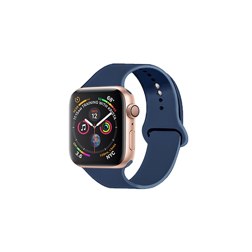 UOLO  Watchband for Apple Watch, Silicone Replacement Band Strap for Apple Watch Ultra, Series 8 7 6 5 4 3 2 1 Se, 42/44/45MM - Sport In Blue