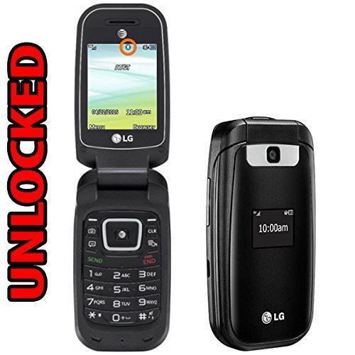 LG F4NR (LGC441) REFURBISHED Black Unlocked Flip Phone