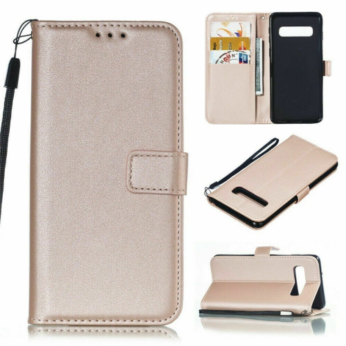 [CS] Samsung Galaxy S10e Lite Case, Magnetic Leather Folio Wallet Flip Case Cover with Card Slot, Rose Gold