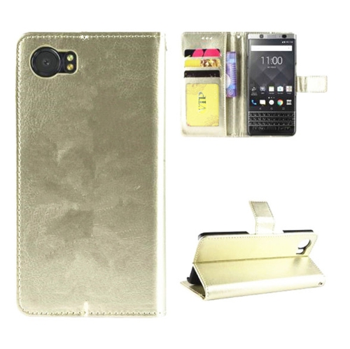 [CS] Étui Motion pour BlackBerry, étui folio en cuir magnétique à rabat avec fente pour carte, doré